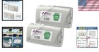 2 Pack Toll Pass Holder For Windshield With Suction Cups  Clear