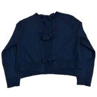 Celine Phoebe Philo 2015 Fall Lookbook Back Ribbon Knit Top Sweater Size L
