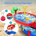 Vatos Double-tier Outdoor Kids Water Table diy Toddlers Water Table Toys Playset