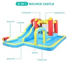 Inflatable Kids Water Slide Jumper Bounce House W blower Water Gun pool jumping