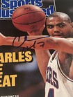 Charles Barkley 76ers Autographed Sports Illustrated W  Beckett Coa
