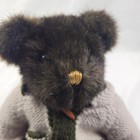 Vintage Victory Jointed Teddy Bear 10  Real Mink Fur Knitted Sweater Jacket