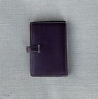 Nwt Coach Vintage Y2k Agenda Pen Purple Leather Address Phone Book Organizer