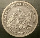 1861-o Seated Liberty Half Dollar 50c New Orleans Mint Civil War Era Fine
