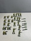 Vintage Barclay Manoil Ww Lot Of 29 Metal Toy Soldier Cast Lead Army Figures