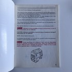 Oem Honda Ex1000 Generator Owners Manual 1985