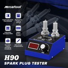 Spark Plug Tester 12v Gasoline Car Ignition Analyzer Dual Hole Diagnostic Tool