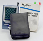 Mephisto Saitek Maestro Pocket Chess Computer Original Case   Stylus
