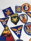 Vintage Estate Lot - Sew On Patches - Military   More - 18 Pcs 