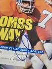         john Elway Autographed Sports Illustrated No Coa 100  Authentic Broncos Hof