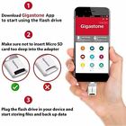 Gigastone Iphone Flash Drive  Microsd Card Reader  Lightning For Iphone And Ipad