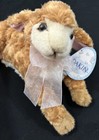 Vintage Dakin 14   brown Lamb Laying Stuffed Animal Olive Curly Q Lamb