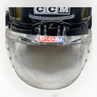 Vintage Ccm 492 Hockey Helmet Black Sm-15 Hecc Certified Sz 7  1 8- 7  5 8