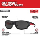 Milwaukee 48-73-2026 Durable Anti-scratch fog Tinted Performance Safety Glasses