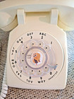 Vtg Bell System Western Electric Beige Rotary Dial Desk Telephone 500 15 Qban20
