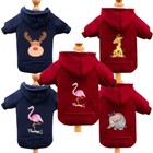 Pet Puppy Dog Clothes Winter Warm Sweater Hoodie Coat Jacket Bulldog Costume Us