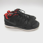 Nike Federer Zoom Vapor Tour Size 10 5 Black Tennis Shoes 631458-007