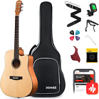 Acoustic Guitar Beginner Adult Full Size 41 Inch Dreadnought Cutaway