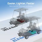Dchouse 48v 100ah Lifepo4 Lithium Golf Cart Battery For Golf Cart Trolling Motor
