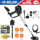 Lcd Metal Detector Waterproof Gold Digger Deep Sensitive Hunter Coil Searcher Us