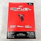 New Milwaukee M12 Fuel 3453-20 Impact Driver   2 4 0ah Batt  Charger Bag 3453-22