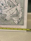 Masters Tournament Augusta National Course Map 1954 Design Licensed Golf Print 