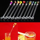 Set Of 10 Plastic Cocktail Swizzle Stir Sticks Drink Stirrers Dinner Party Bar 