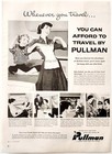1956 Pullman Train Travel Advertisement Railroad Railway Vintage Dwjj12