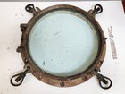 Vintage antique Four Post Brass Bronze 20  Diameter Nautical Ship Boat Porthole