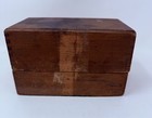 Vintage 28 Piece Steel Letters 3 16 In Stamp In Wooden Box