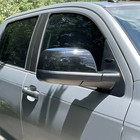 Pair Gloss Black Mirror Cover Cap Replacement For Toyota Tundra Sequoia 2007-21