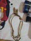 2 Vintage Brass 10  Pair Lamp Harps With  Finial