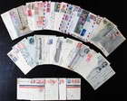 South America Stamps Collection Lot Of 120 Commercial And Flown Covers