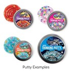  19  Aarons Crazy Mini Thinking Putty Sealed Tins Packs Party Favor Fidget Gift