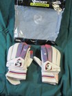 Sg Ecolite Cricket Batting Gloves Adult White Red Left Handed New Open Package 