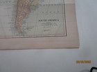 South America Color Map 1884 Chambers Maps Over 130 Years Old Free Ship