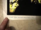 Vintage 1983 Iron Maiden  802 Velvet Blacklight Poster Funky Number Beast