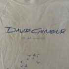 David Gilmour  pink Floyd  - On An Island Rare Promo Sz Xl T-shirt  06 Used 