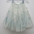 Vtg Handmade Light Green Layered Tulle Tiered Dress Toddler 3t 4t Cottagecore