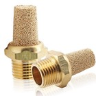 12 Pcs Air Pneumatic Mufflers Silencer  Brass Pneumatic Exhaust Muffler  1 8 Npt