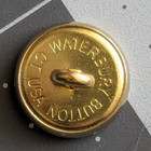 Nwop - Alabama State Seal Waterbury Uniform Button - 5 8  24k Gold Over Brass