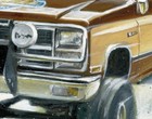 Signed Fall Guy Gmc Truck With Logo Poster Print Wall Art 11x14 Unframed