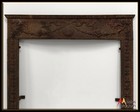 Vintage Victorian 1900 Ornate Cast Iron Fireplace Surround 30-1 4  X 25 5 