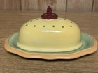 Phaltzgraff Secrets Of Pistoulet Jana Kolpen 2002 Yellow Butter Dish Used
