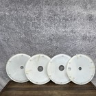 Vintage Bmx Wheel Disc Cover Lot 20  Old School Bmx Freestyle White Front Rear
