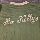 Vintage 50s 60s Bo-kelly s Athletic Shirt Green Chain Stitch Men s Xs Distressed