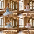 Girls Dance Dress Kids Girls Tutu Dress Tulle Skirt Ballet Costume Floral