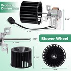 Upgraded S97009796 Bathroom Fan Motor Blower For Broan Nutone 162-e   164-e
