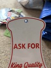 Porcelain Ask For King Quality Milk Sign
