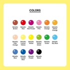 Colors-in-motion Metallic Crayons 16 Count Color Set